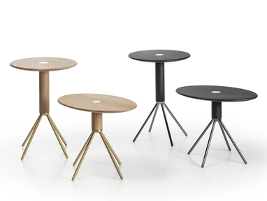 Jeño wooden coffee table by Porada