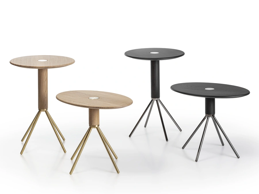 Jeño wooden coffee table by Porada