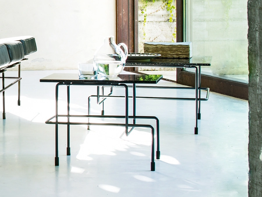 Traffic acrylic stone coffee tables by Magis