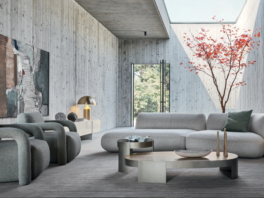 Mekki marble or glass side tables by Ditre Italia