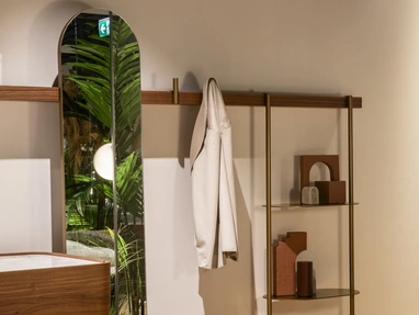 Novamobili Riga Wall-Mounted Coat Rack Shelf