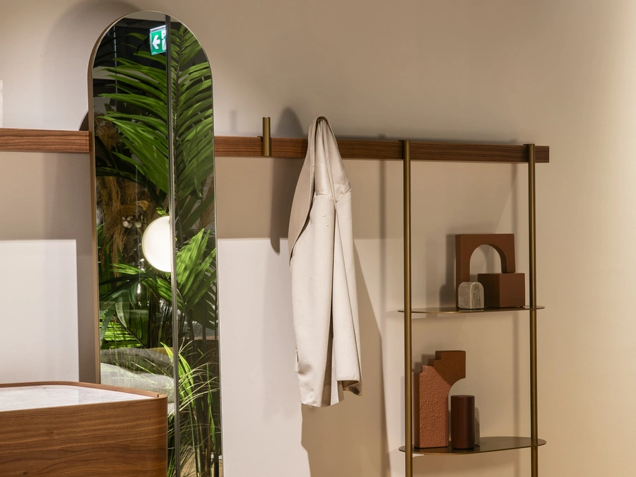 Novamobili Riga Wall-Mounted Coat Rack Shelf