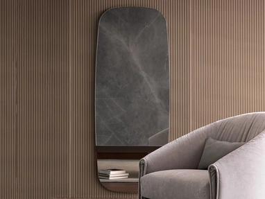 Oval wall mirror Lake by Bonaldo