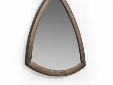 Wall Mirror Suits with solid Canaletto walnut structure by Porada