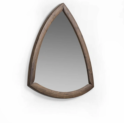 Wall Mirror Suits with solid Canaletto walnut structure by Porada