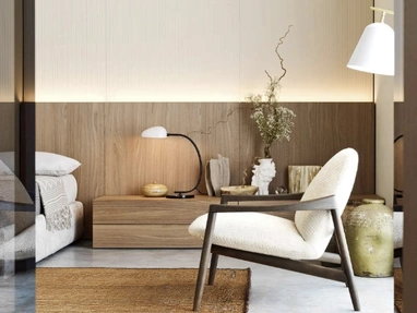 Novamobili Easy System Oak Bedside Table