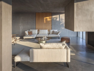 Arlon fabric lounge by Desirèe