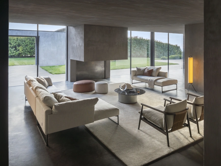 Sofa in tessuto Arlon di Desirèe