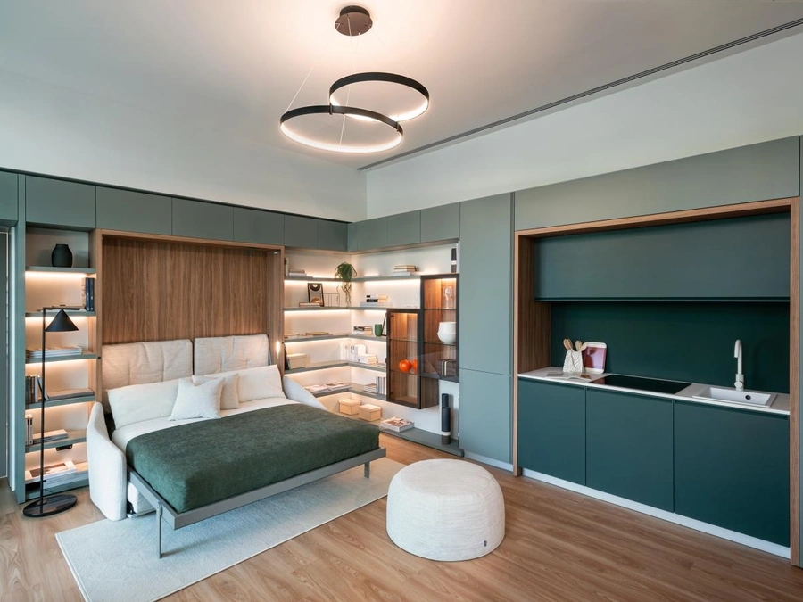 Diana 01 wall bed by Clei