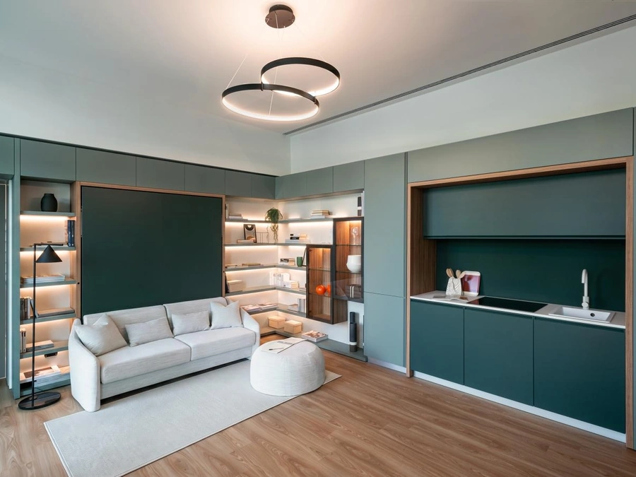 Diana 01 Wall Bed by Clei