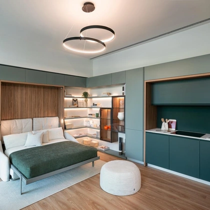 Diana 01 wall bed by Clei