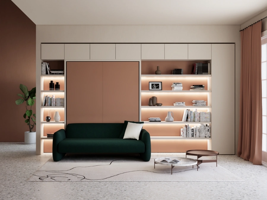 Minerva 03 wall bed by Clei