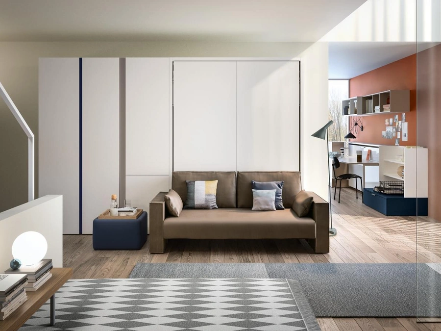 Clei Penelope 2 Sofa 02 Wall Bed