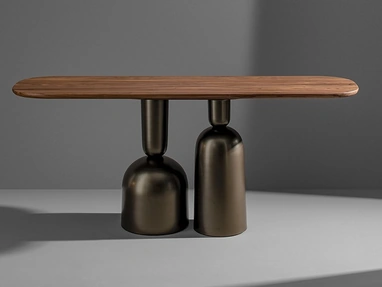 Mobile ingresso Cop Console in wood by Bonaldo