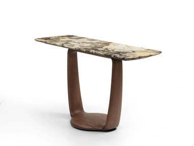 Entryway Furniture Saddle Console by Porada