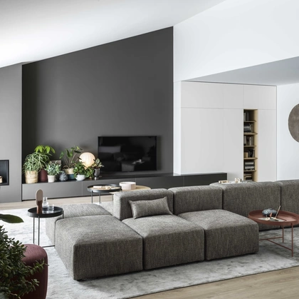 Wall Unit TV Panels 04 by Novamobili