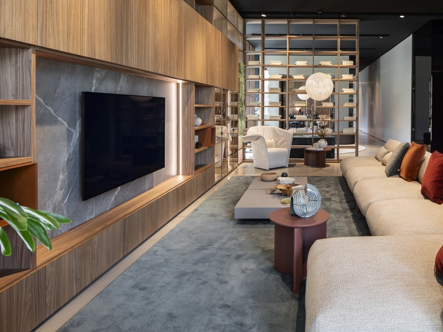 Wall Unit TV Panels 05 by Novamobili