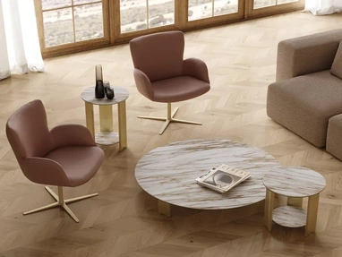 Ariel armchair by Bontempi