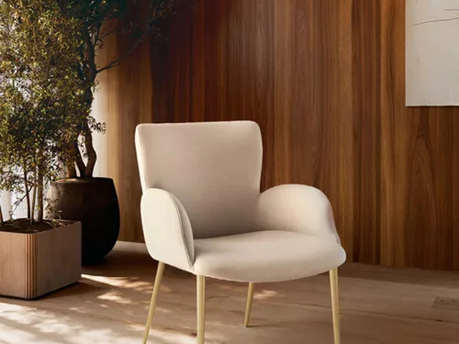 Ariel small armchair by Bontempi