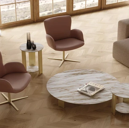 Ariel armchair by Bontempi