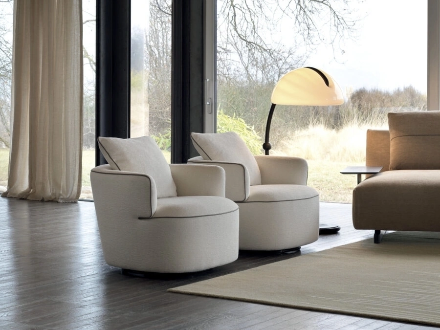 Luna fabric armchair by Ditre Italia