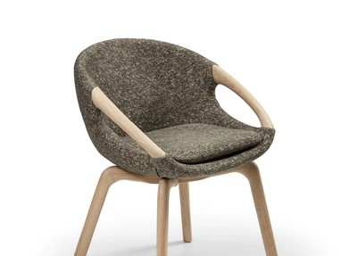 Ohta upholstered chair by Porada