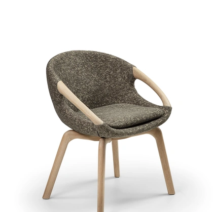 Ohta upholstered chair by Porada