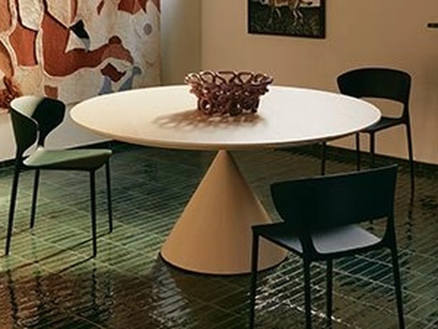 Clay Wood Table by Desalto