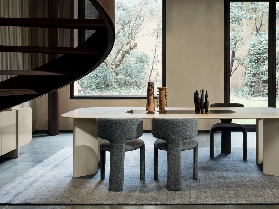 Cosmos Table in marble by Ditre Italia