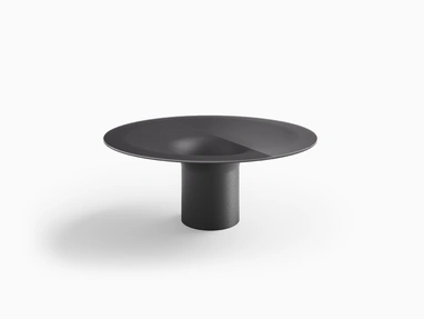 Helicon Table with Desalto glass top