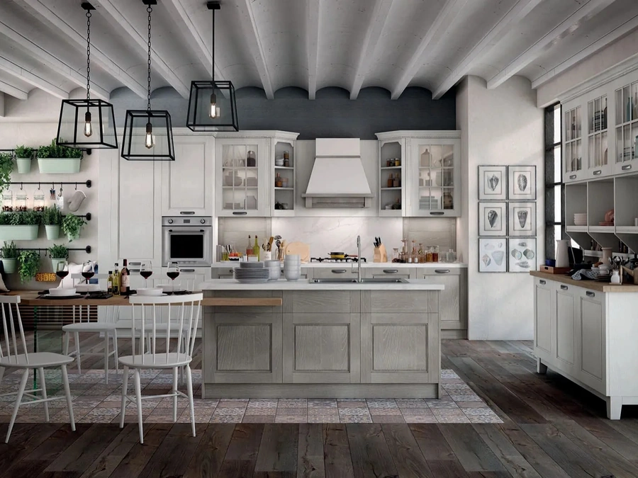 Classic Ash Kitchen Virginia 02 by Stosa