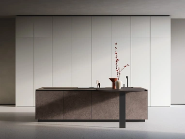 Design Kitchen with Euromobil's Telero Project 3 Island