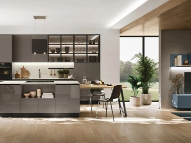 Modern Art-Lumia Kitchen with Stosa Island