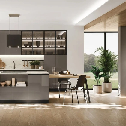 Modern Art-Lumia Kitchen with Stosa Island