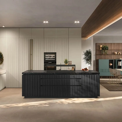 Modern Kitchen with Color Trend 01 Island by Stosa