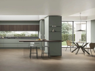 Modern Kitchen with Island Color Trend 04 by Stosa