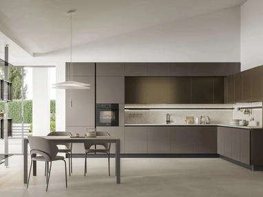 Modern angular Aliant 03 kitchen by Stosa