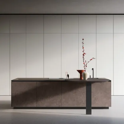 Design Kitchen with Euromobil's Telero Project 3 Island