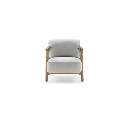 Nathy armchair in fabric and wood by Ditre Italia