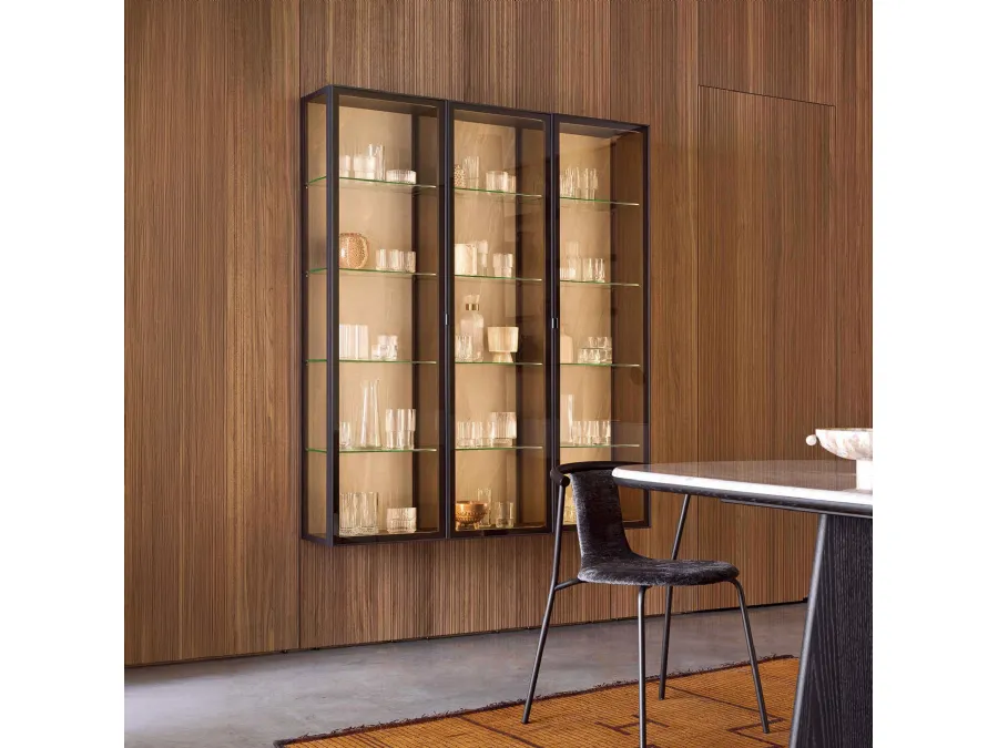 Velia wall-mounted cabinet by Novamobili