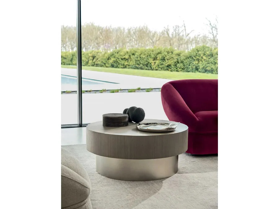 Wooden coffee table Babel by Ditre Italia.
