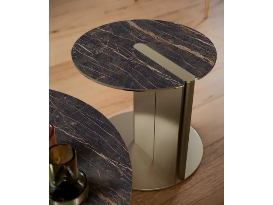 SuperMarmo Bolt side table by Bontempi