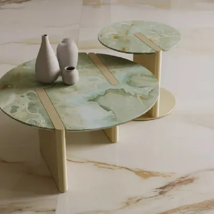 Coffee table in SuperMarmo Bolt by Bontempi