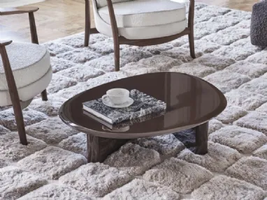 Callisto shiny coffee table by Porada