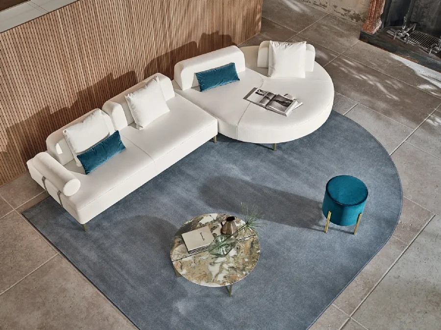 Round Cross Coffee Table by Bontempi.