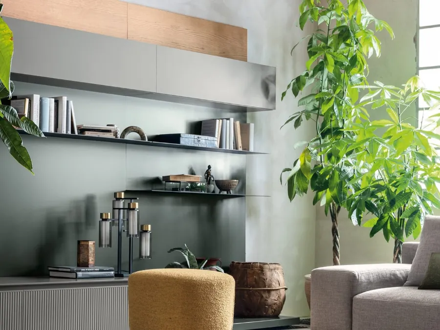 Shelf in metal from Novamobili duo