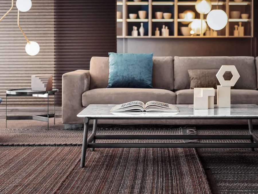 Fushimi marble coffee table by Pianca