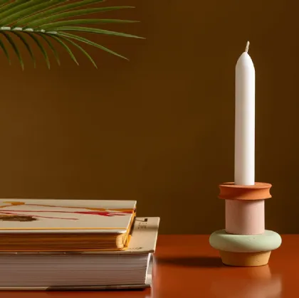Hopy Concrete Candle Holder by Magis