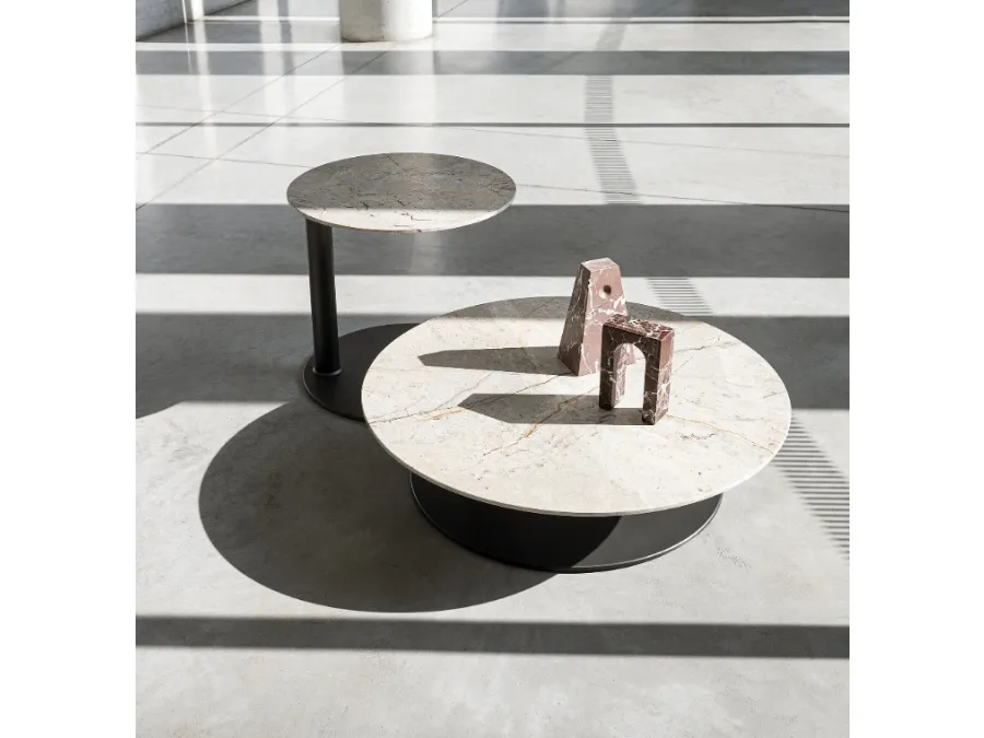 Side table Kara with marble top by Desirèe