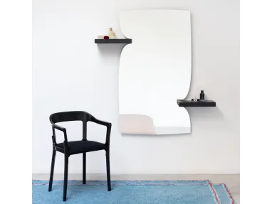 Morphed Mirror by Magis with shelves